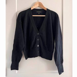 Banana Republic V-Neck Forever Cardigan Black
